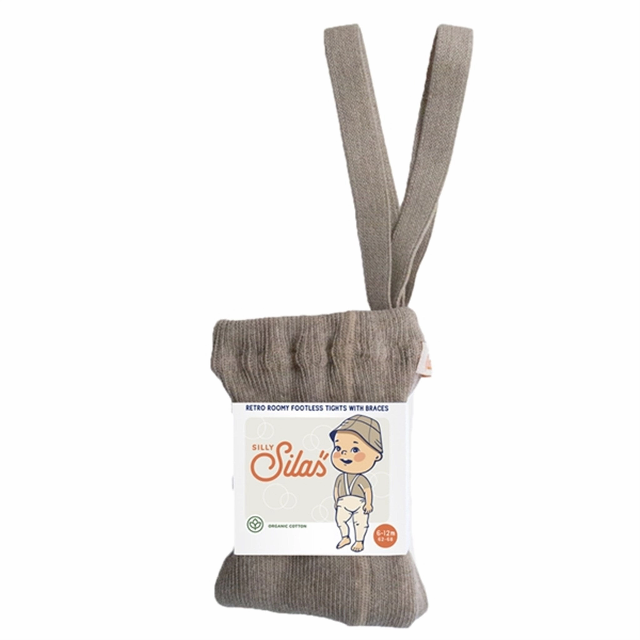 Silly Silas Roomy Footless Peanut Blend Mesh Ventilation Zones Grip Band