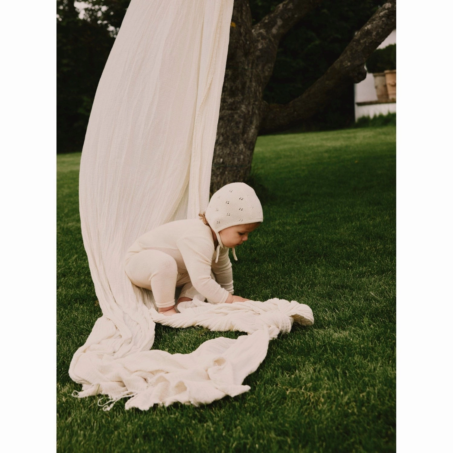 Cool Look Ultimate flexibility Lil'Atelier Sandshell Nimo Wool Leggings