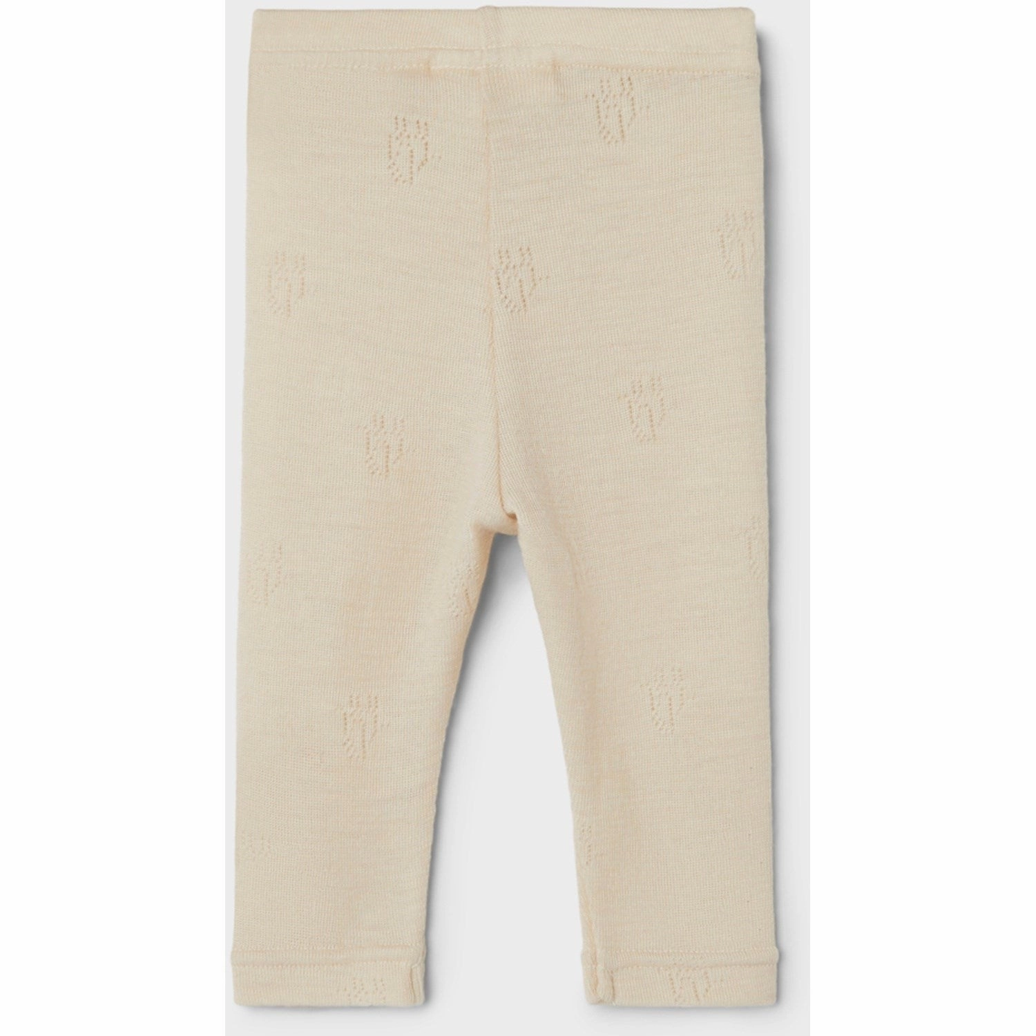 Lil'Atelier Sandshell Nimo Wool Leggings For Teens Compression Support