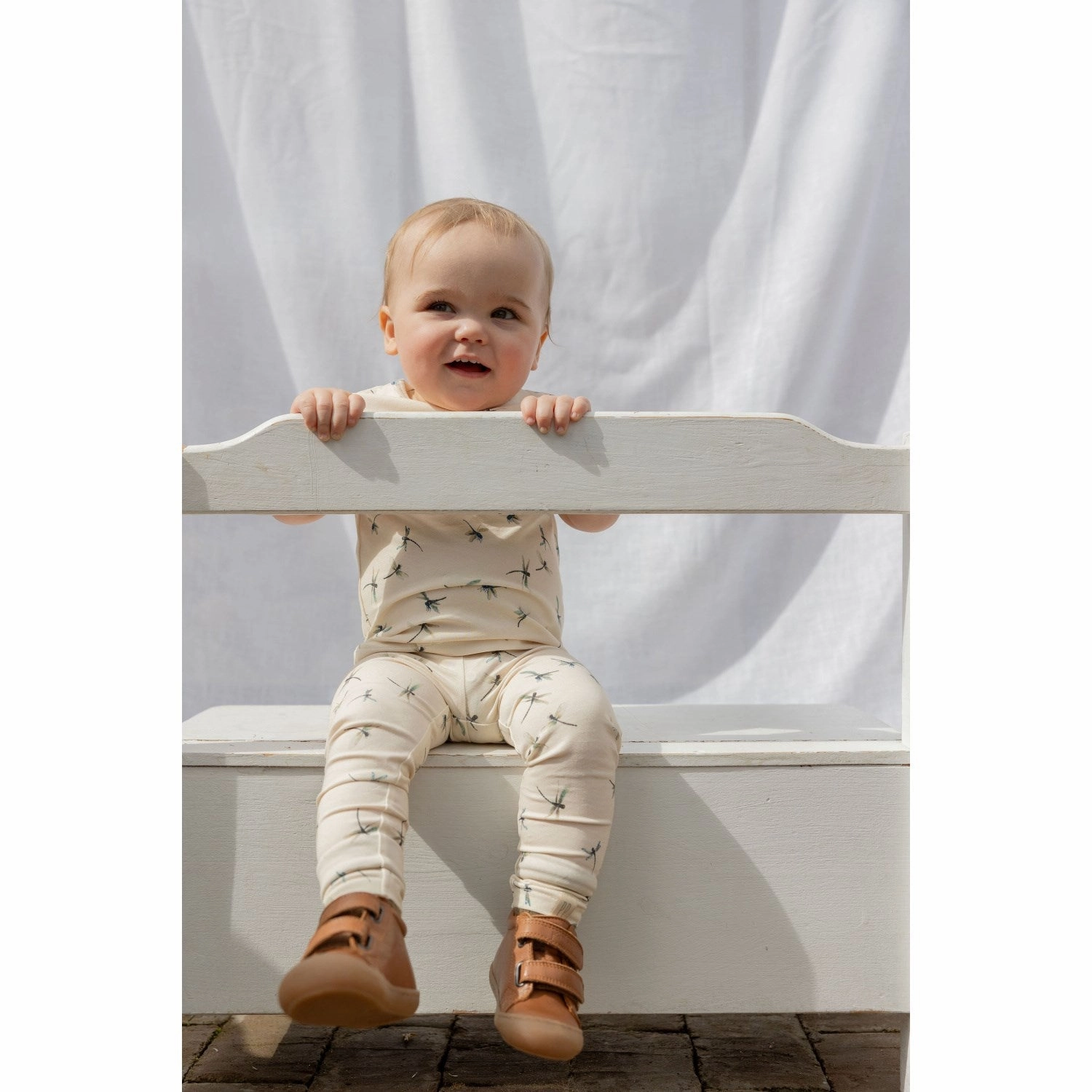 Petit Piao Dragonfly Leggings Printed Morning Jog Outdoor Lover Compression wear