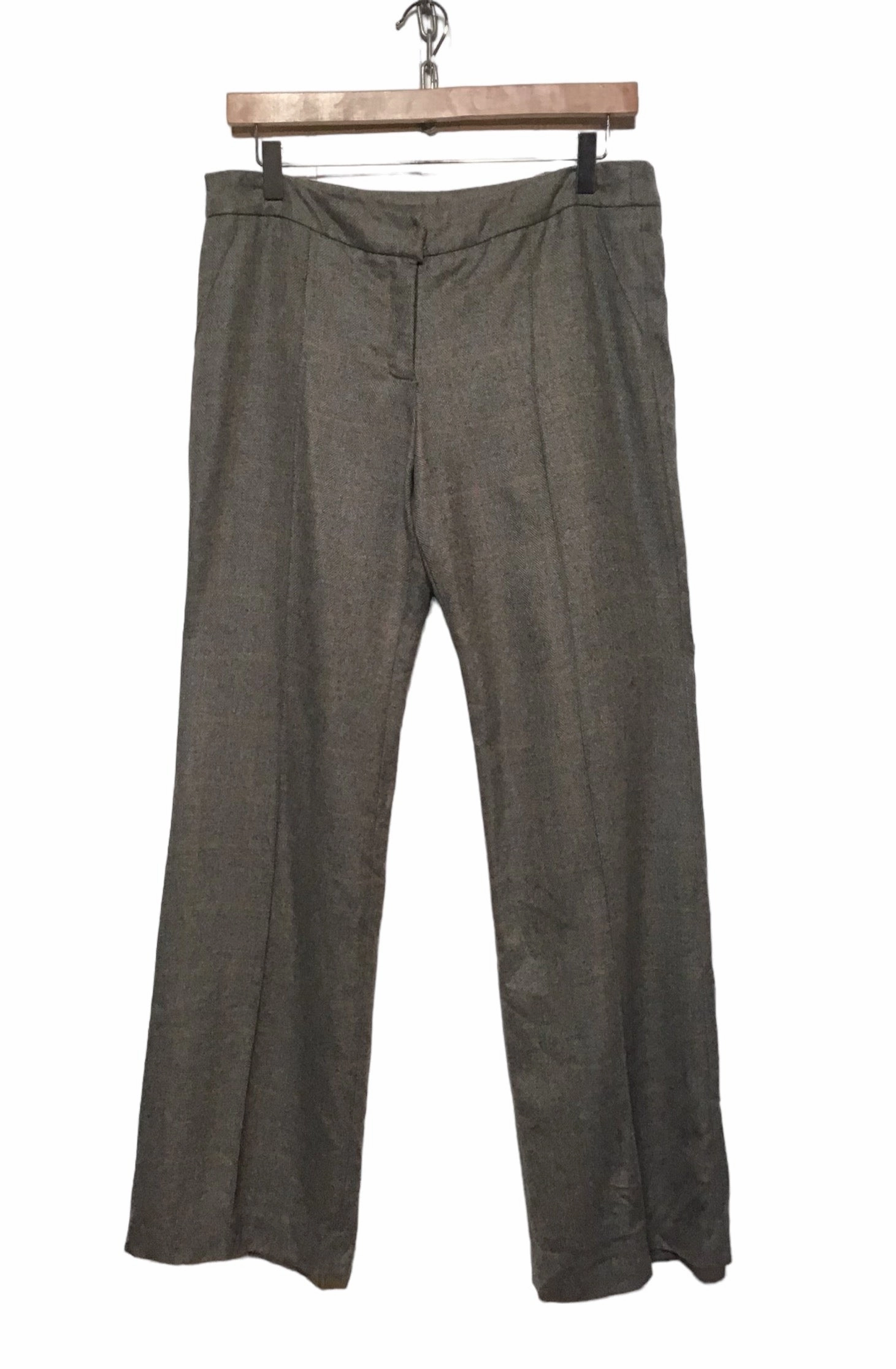 Non Binding Cuffs Back pockets Chequered Thatched Trousers (33x29)