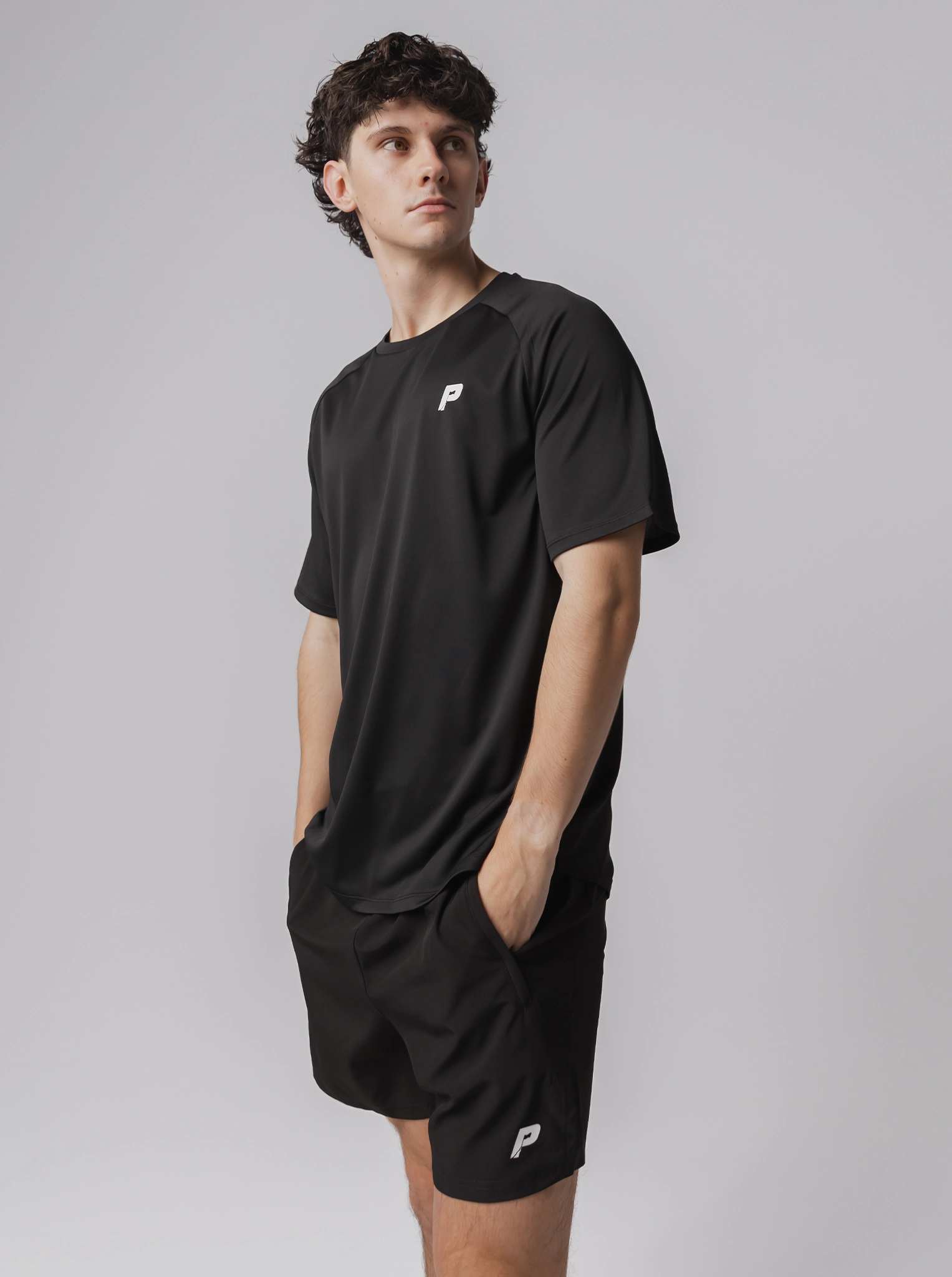 Sun Protection Performance Tee in Black