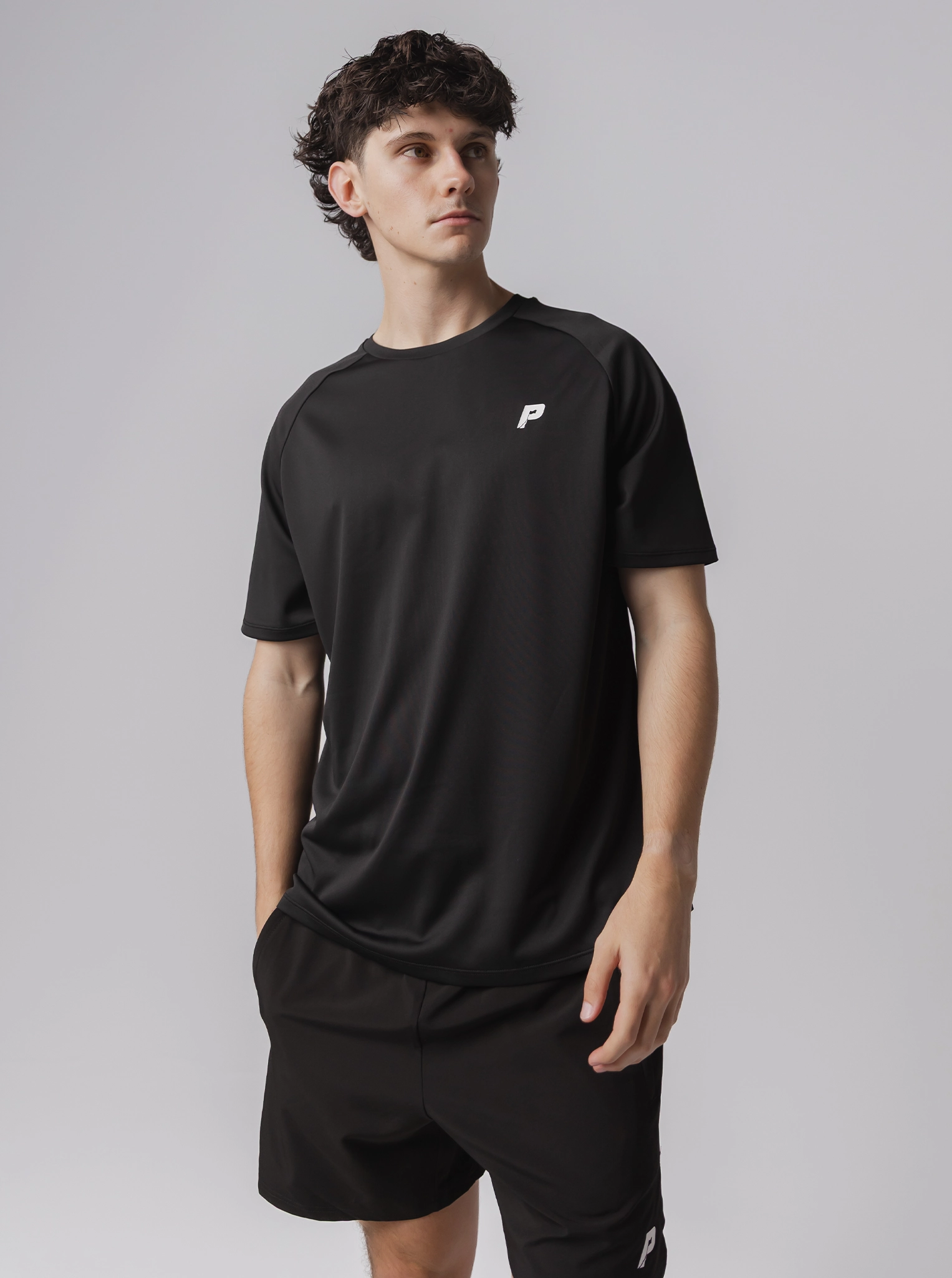 Chill Fit Outdoor Activity Performance Tee in Black