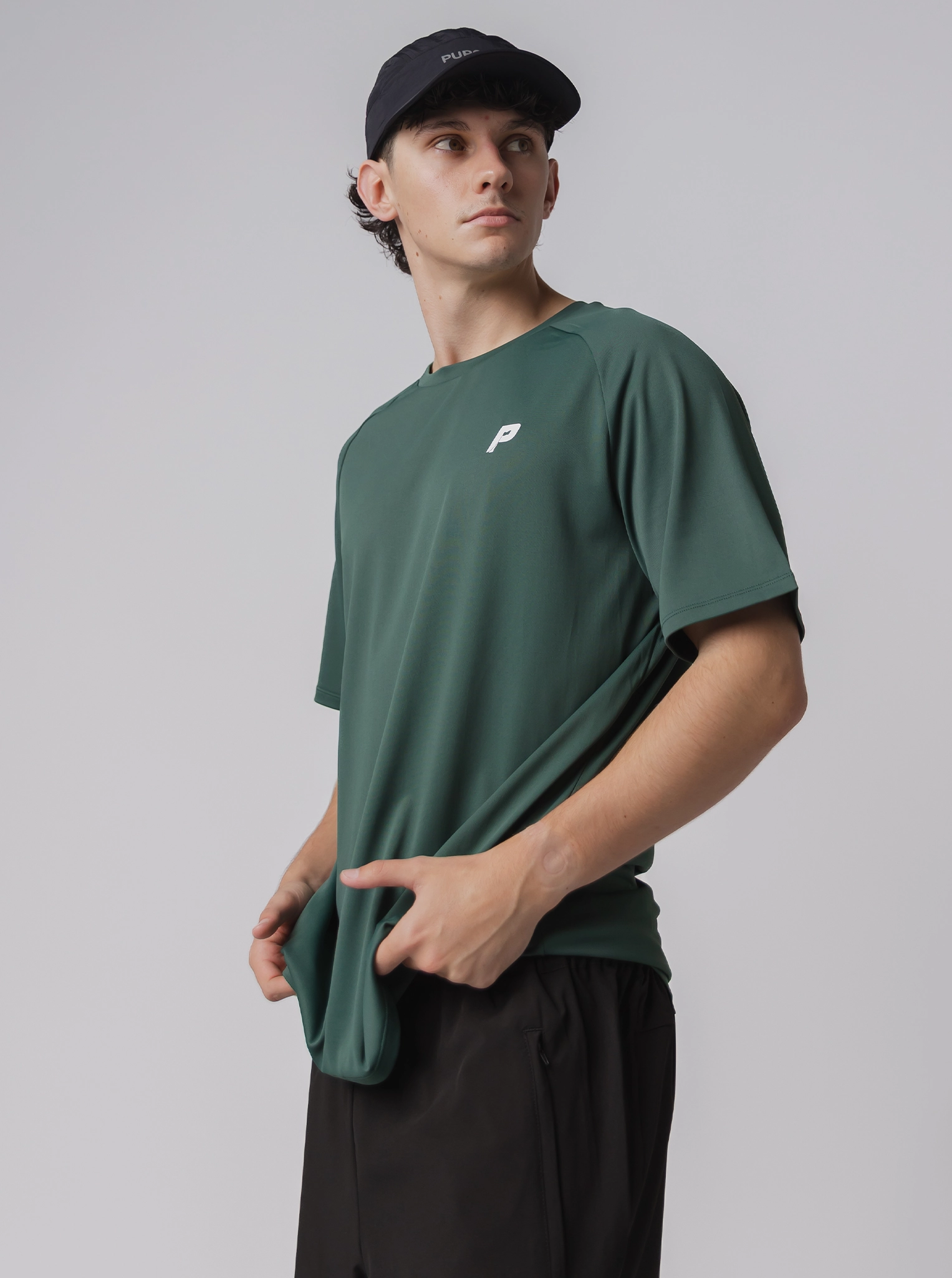 Performance Tee In Stadium Green Gym clothing