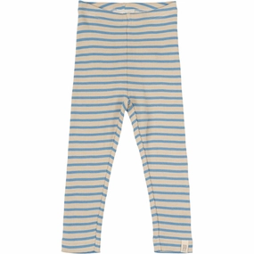 No Chafe Technology Wrinkle Resistant Luxury Choice Petit Piao Allure Blue/Dark Off White Leggings Modal Striped