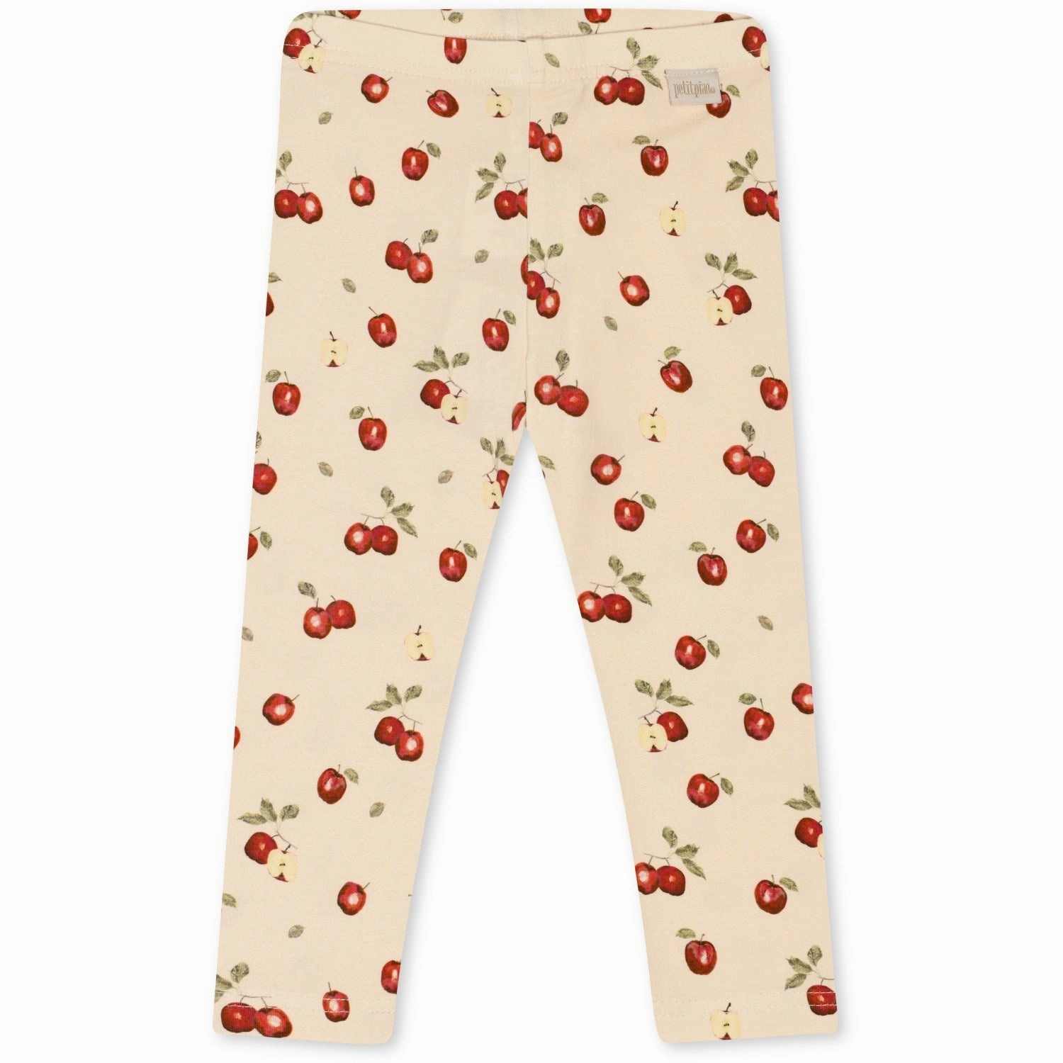 Petit Piao Apple Aop Leggings Printed For Teens Soft Touch