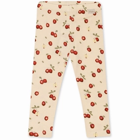 Petit Piao Apple Aop Leggings Printed Effortless Comfort Outdoor Lover Home Lounge