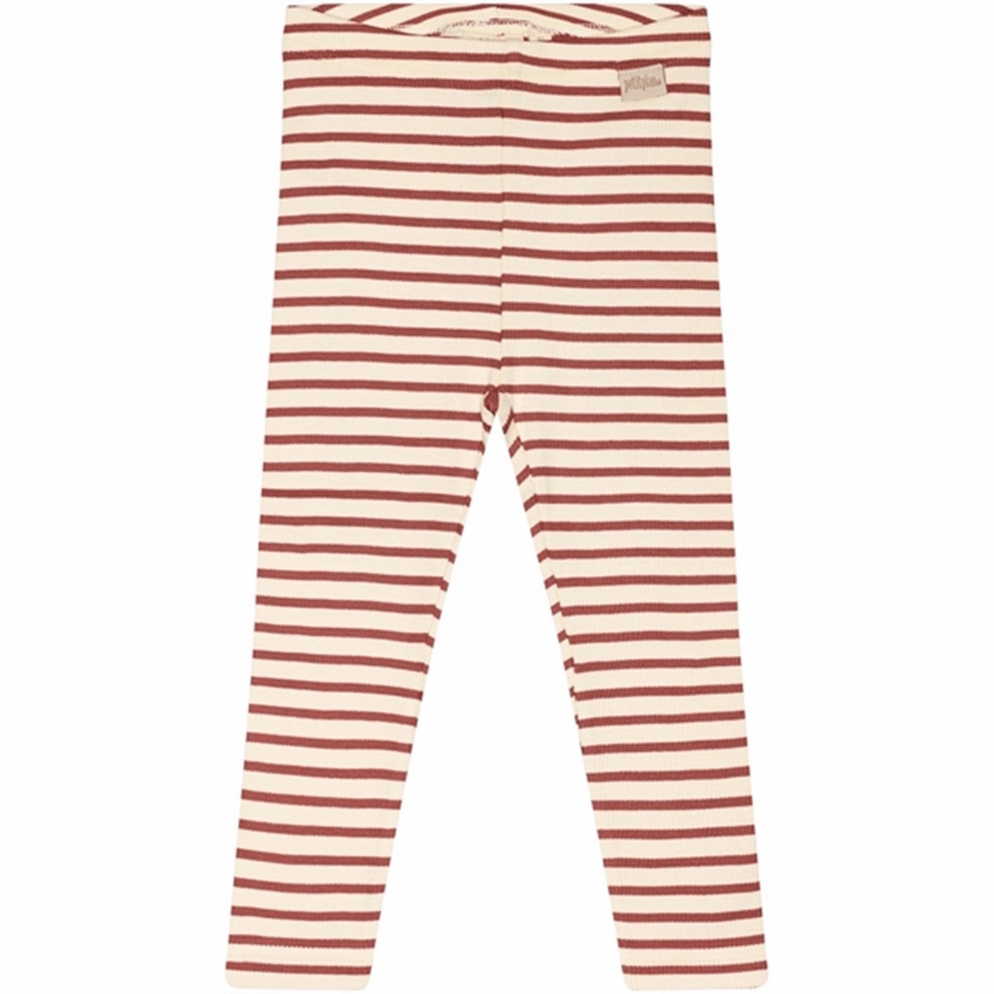 Pro Athlete Breathable Fabric Petit Piao? Berry Dust/Off White Leggings Modal Striped