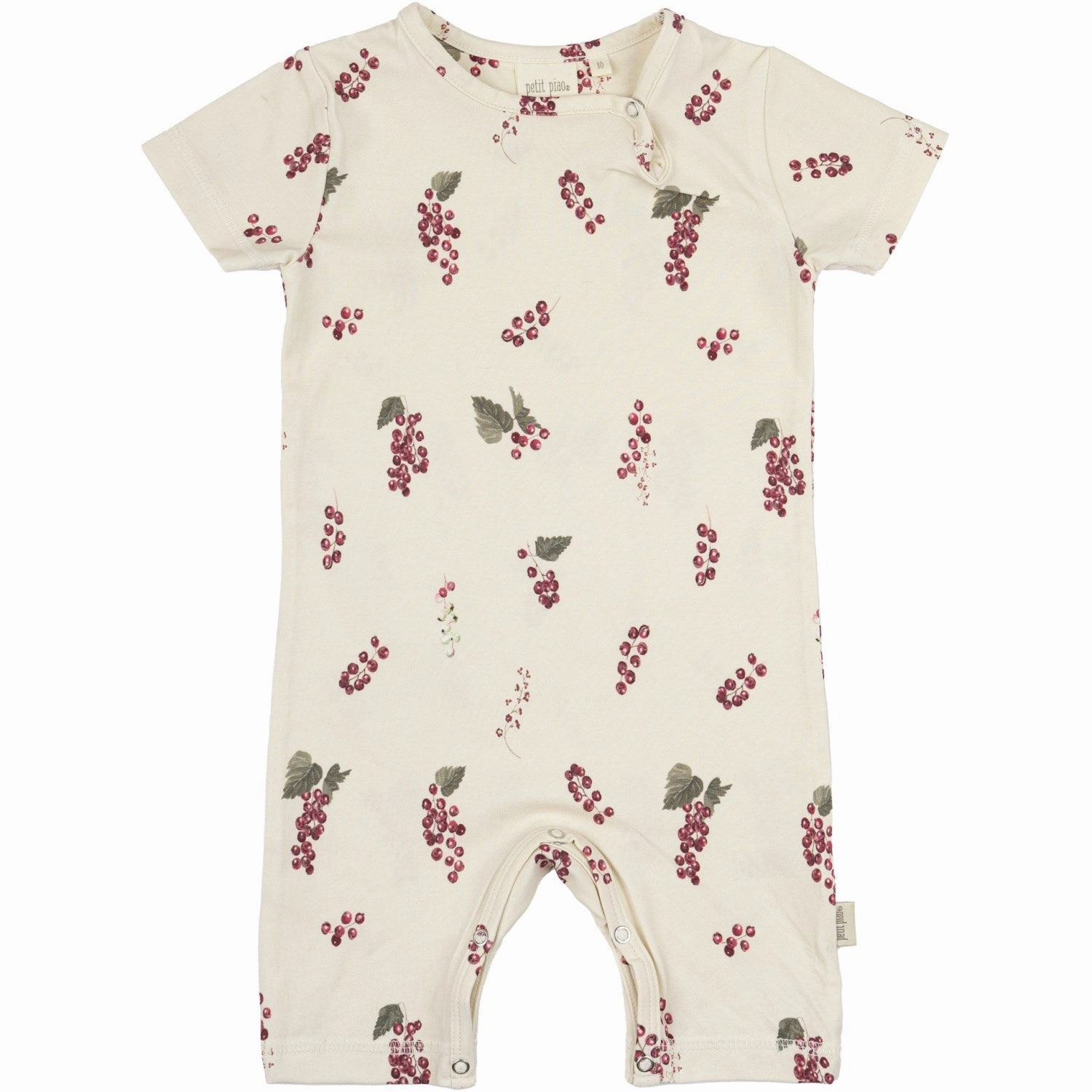 Petit Piao Berry Summer Romper S/S Printed Indoor Cool