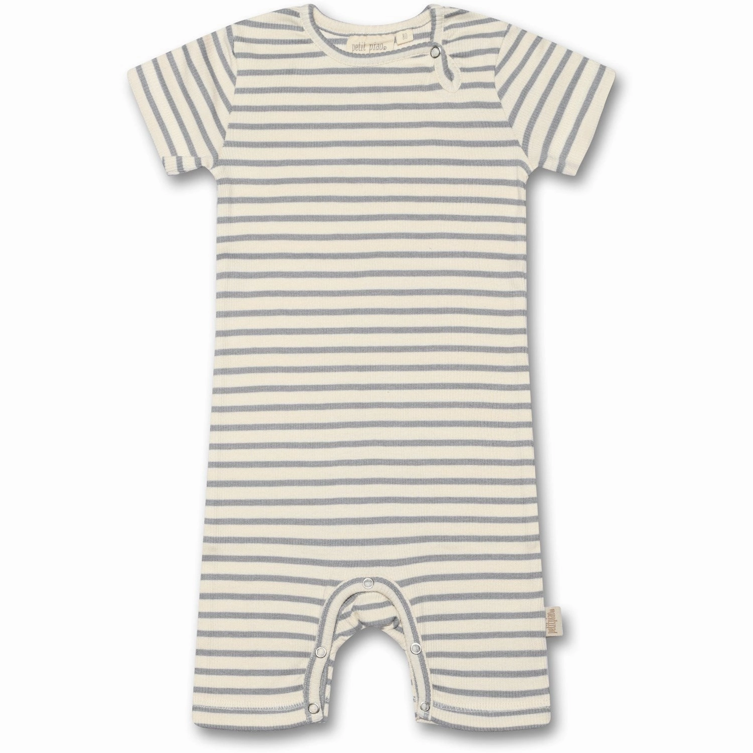 Street Home Classic Work Petit Piao? Blue Mist Summer Suit Modal Striped