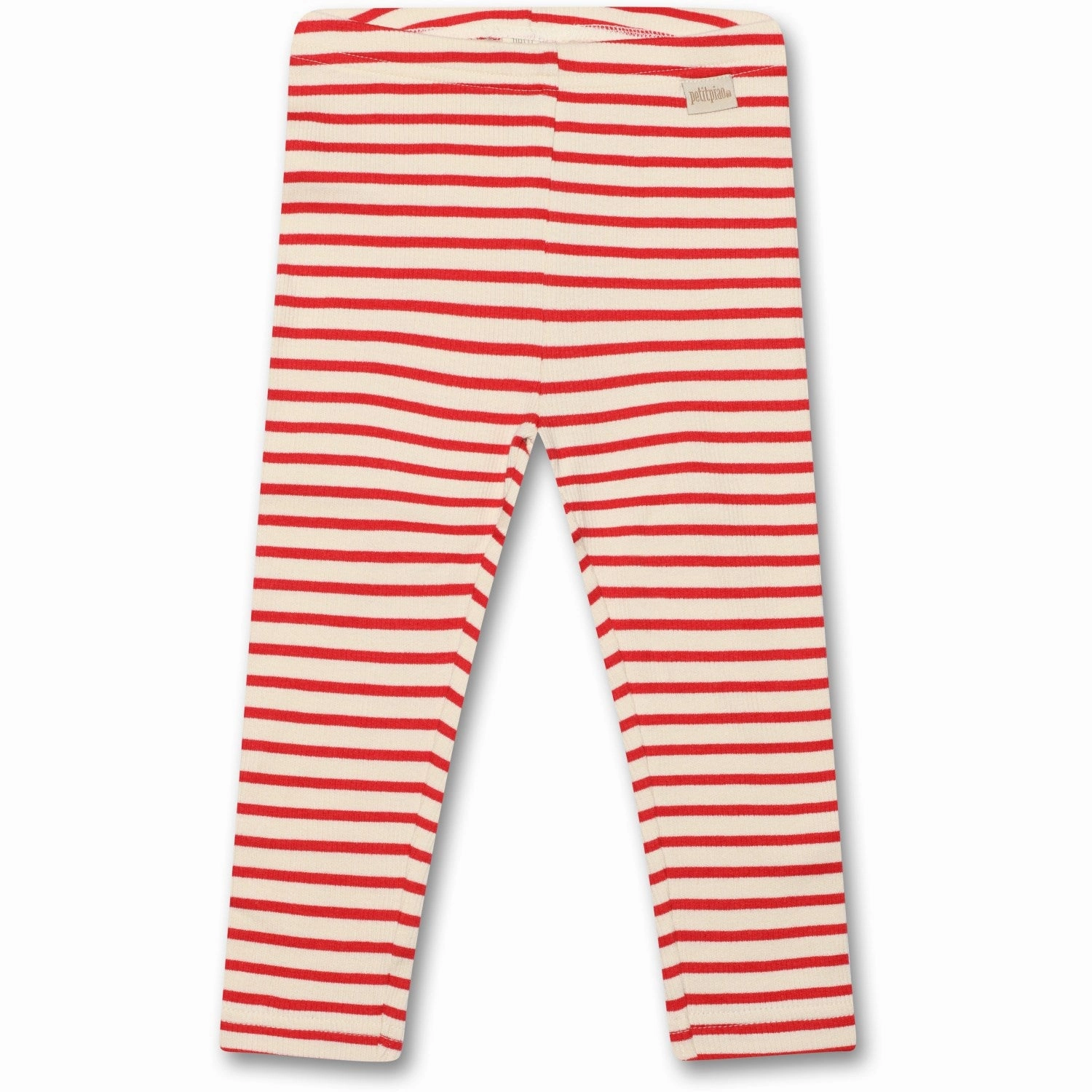 Fashionable Comfort Petit Piao? Bright Red Leggings Modal Striped