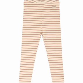 Petit Piao? Caf?? Rose/Off White Leggings Modal Striped Relaxed fit style Tall Fit Weekend Trip