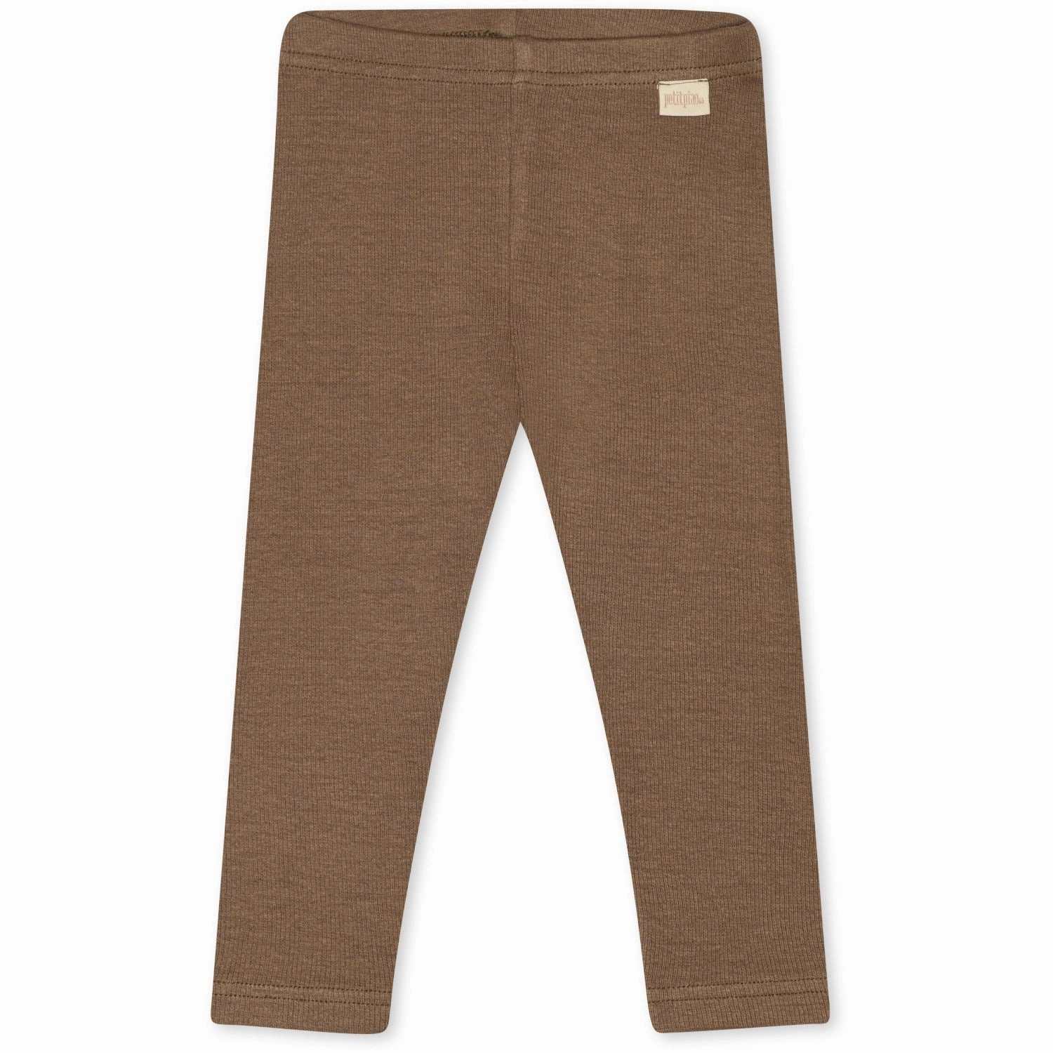 Durable Comfort Reflective details Petit Piao Chocolate Brown Leggings Modal