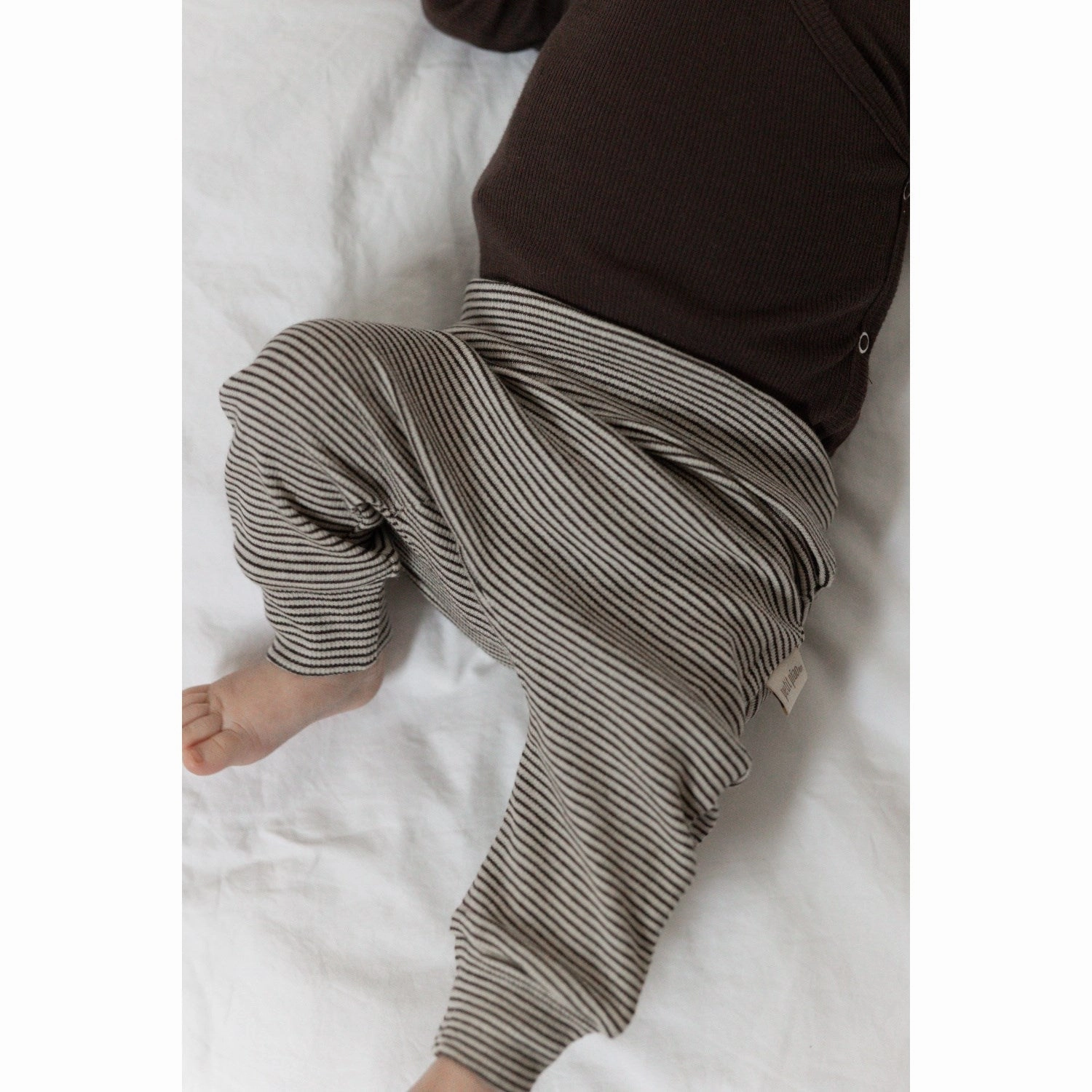 Chill Fit Total Comfort Petit Piao Coffee Bean/Dark Off White PPDian Fold Leggings Stripe NOOS