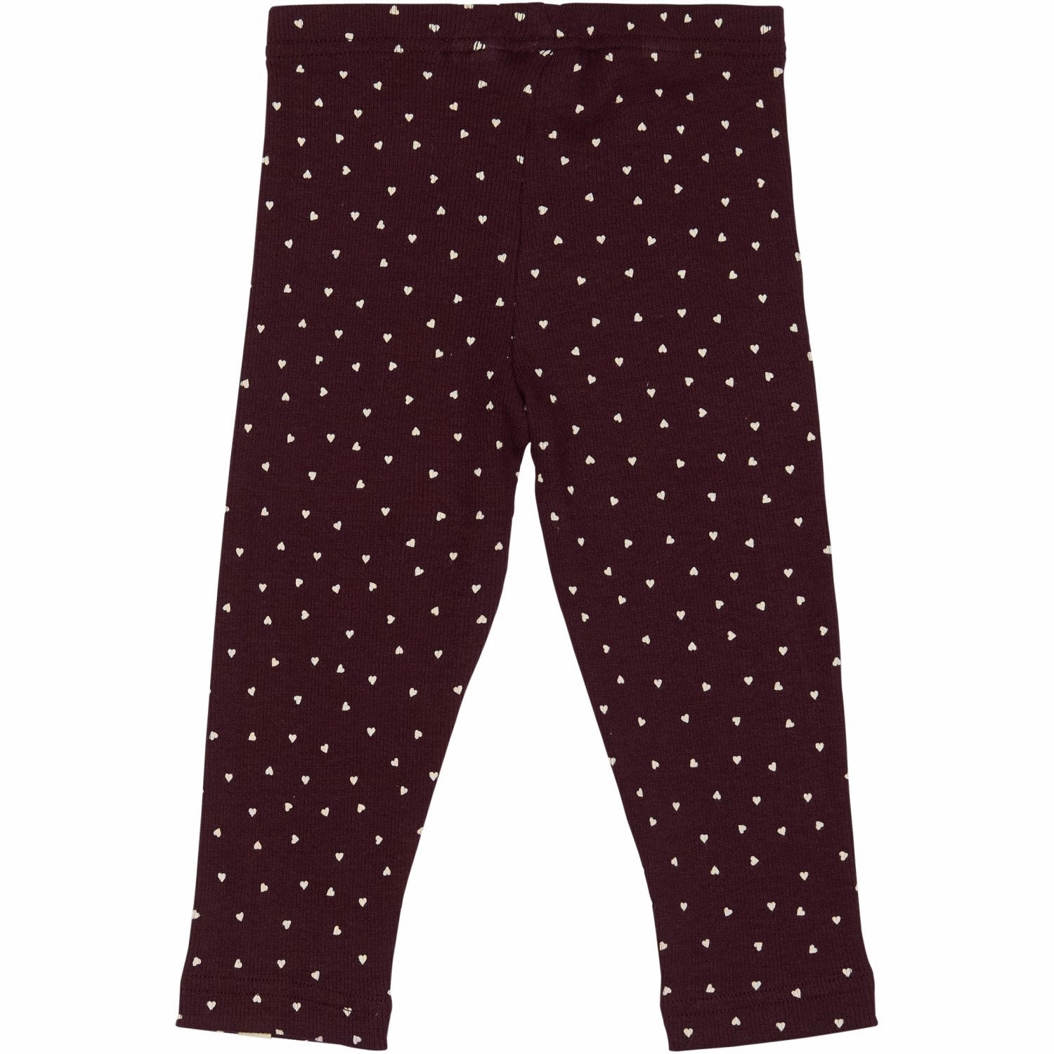 Petit Piao Dark Grape/White Legging Modal Heart Stretch Wear