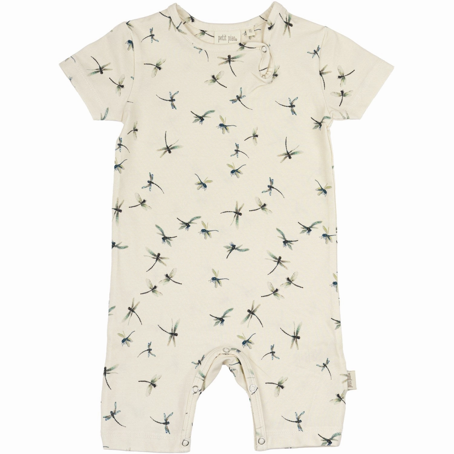 Fresh Student Petit Piao Dragonfly Summer Romper S/S Printed