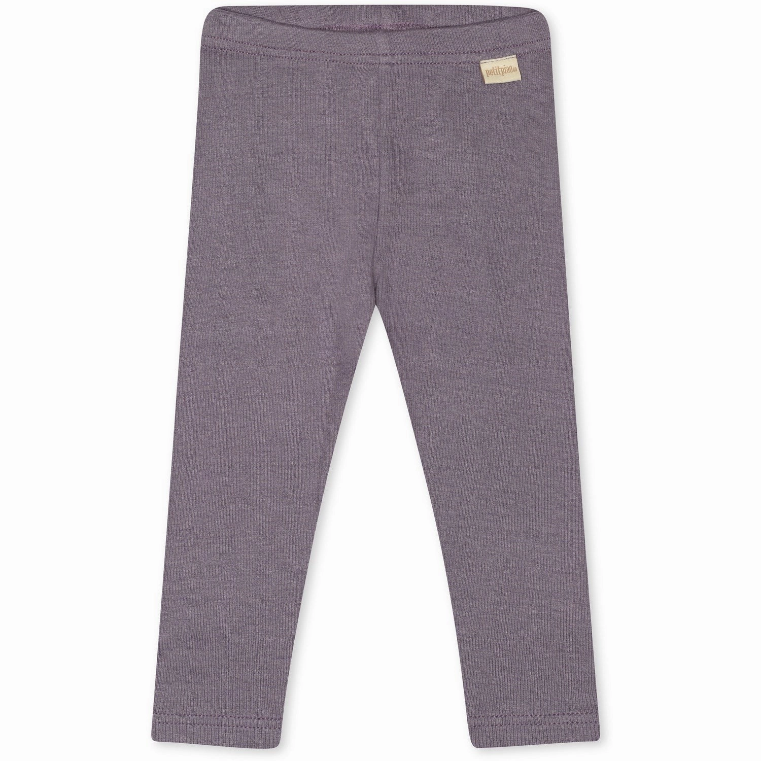 Subtle Detail Body-Hugging Wear Petit Piao Dusty Violet Leggings Modal