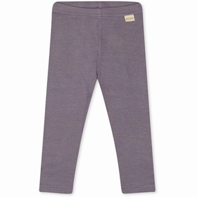 Subtle Detail Body-Hugging Wear Petit Piao Dusty Violet Leggings Modal