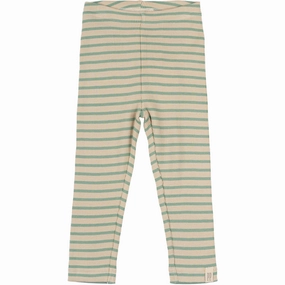 Active Fit Active Function Petit Piao Granite Green/Dark Off White Leggings Modal Striped
