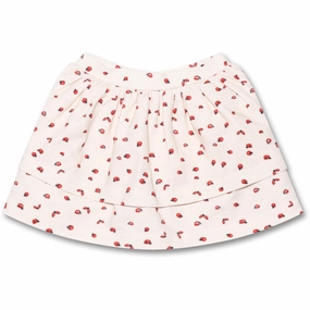 Dust Proof Fabric Breezy Mood Petit Piao? Ladybug Skirt Printed