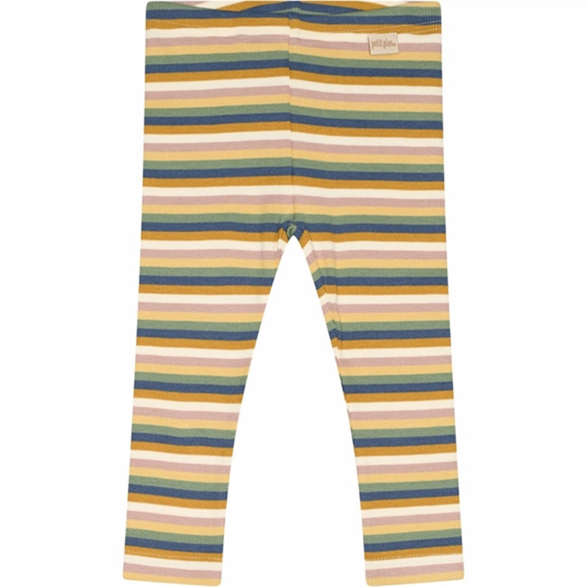 Form Fitting Petit Piao Multi Striped Modal Leggings