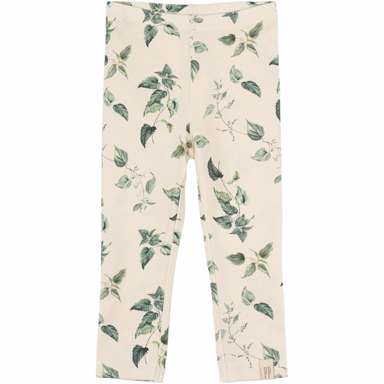 Wide Waistband Support Eco Friendly For Kids Petit Piao Nettle Leggings Printed