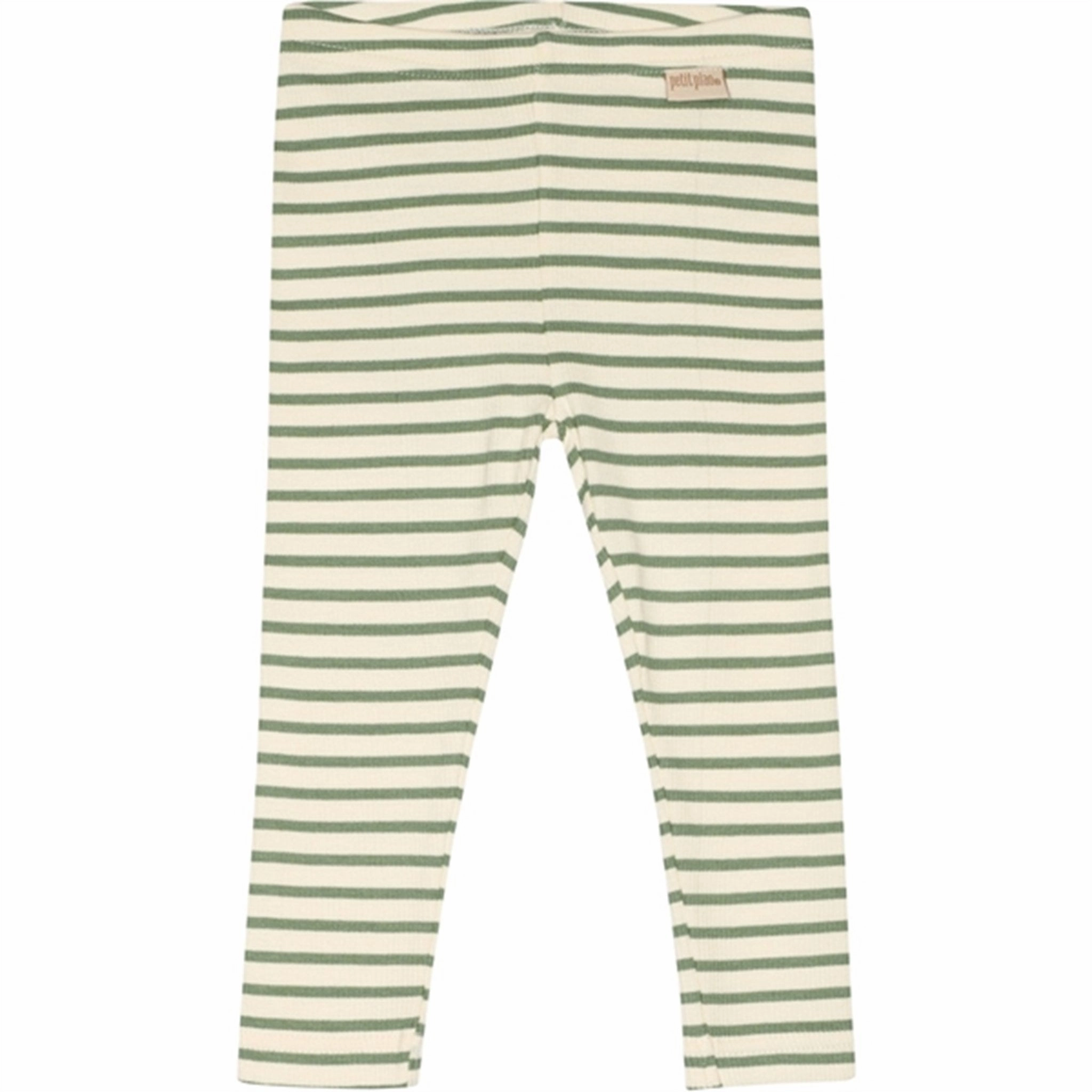 Comfortable Feel Stay Dry Petit Piao Spring Green/Offwhite Modal Leggings