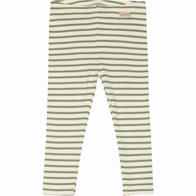 Layering Comfort Petit Piao Spring Green/Offwhite Modal Leggings