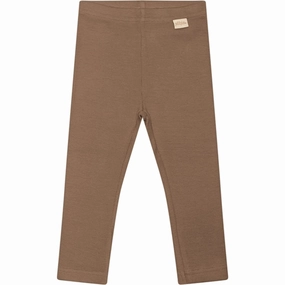 Petit Piao? Walnut Brown Leggings Modal Eco Friendly For Kids