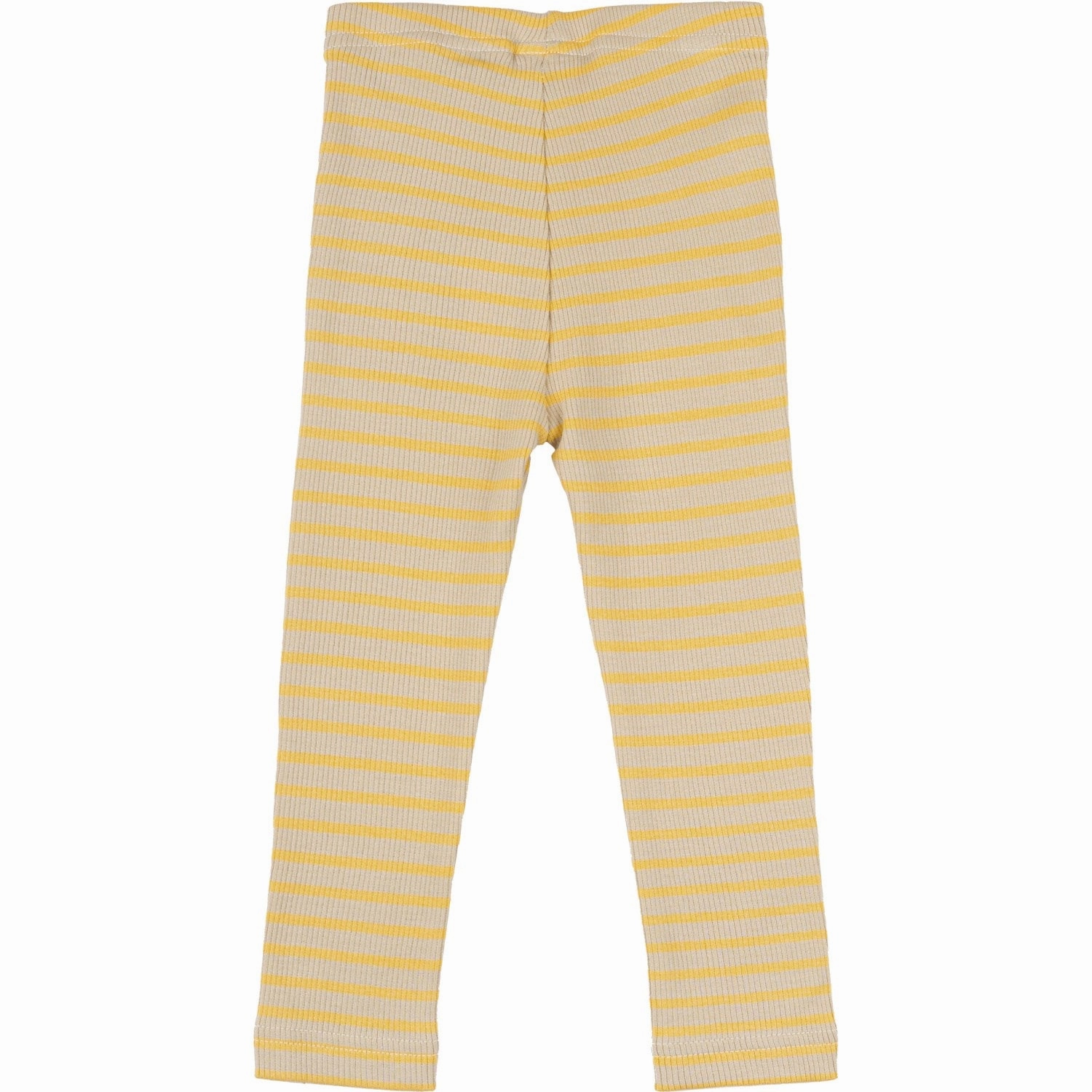 Petit Piao Yellow Sun/Dark Off White Leggings Modal Striped Mood Fit