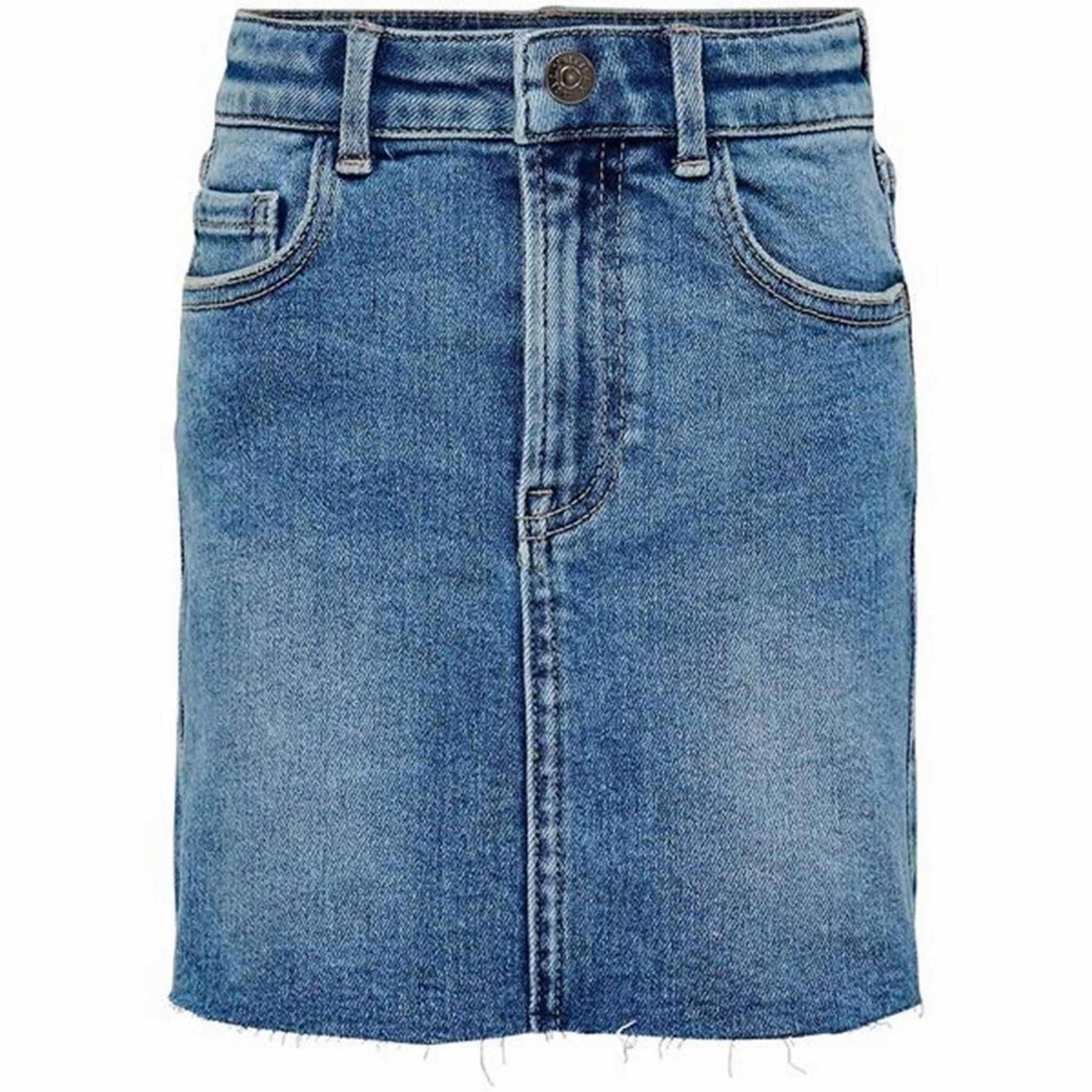 Kids ONLY Medium Blue Denim Wonder Noos Skirt Sustainable Innovation Washable fabric