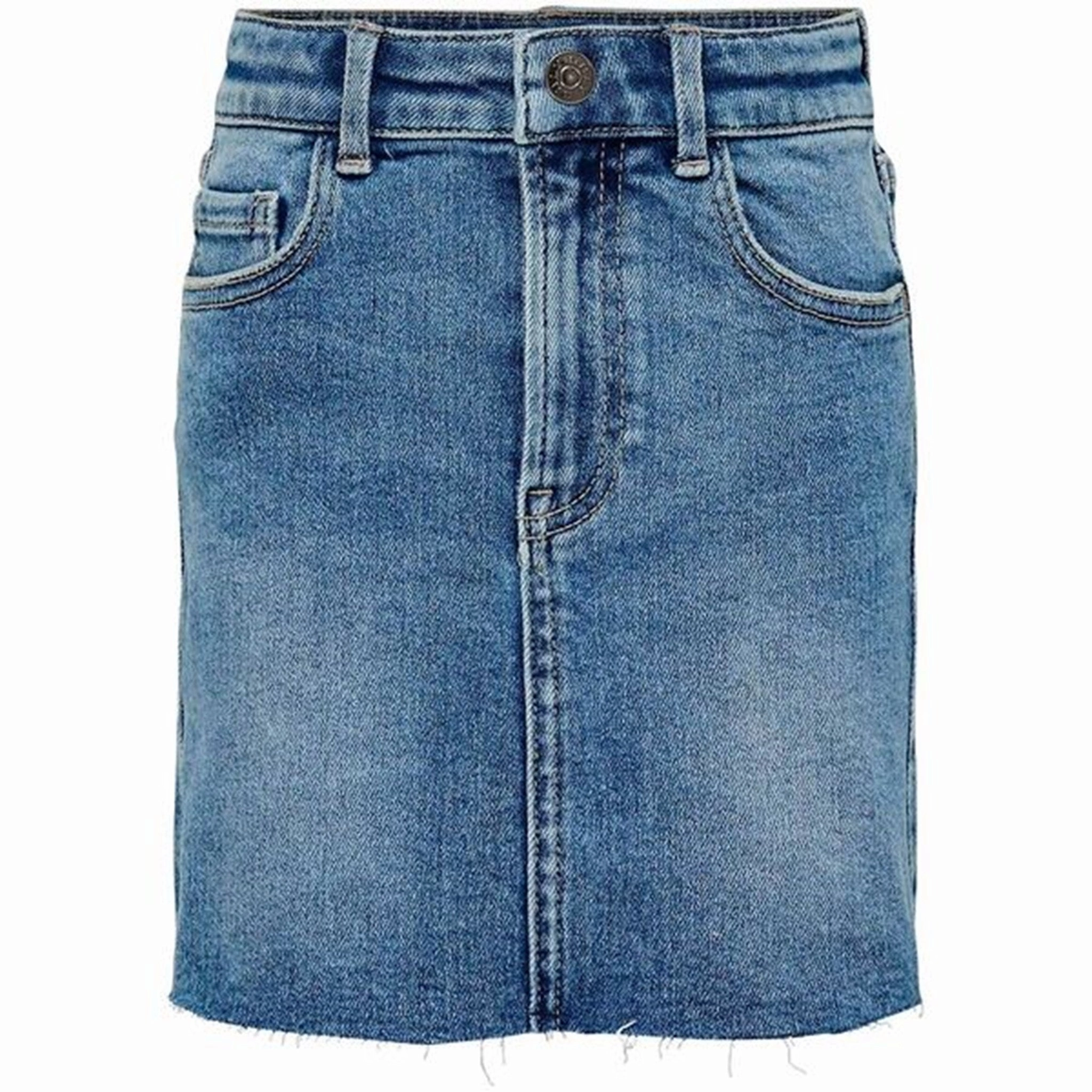 Kids ONLY Medium Blue Denim Wonder Noos Skirt Gather Details