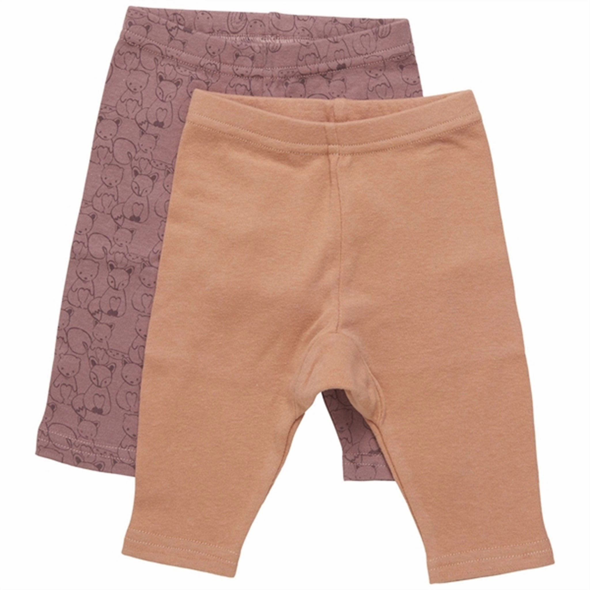 Four Way Pippi Leggings AOP Print 2-pack Burlwood