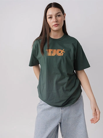 Race Graphic Tee Chic Sporty Vibe