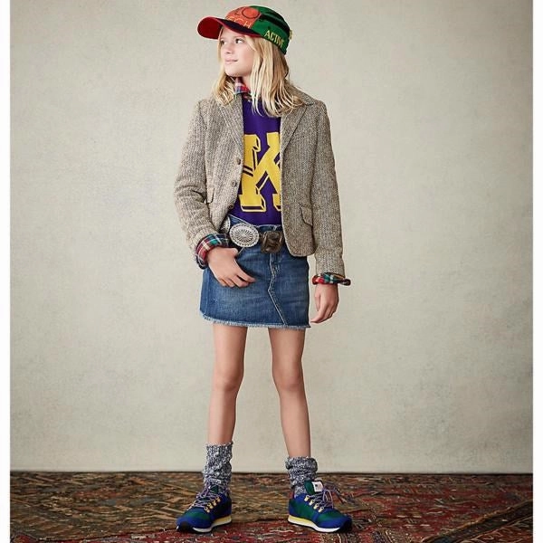 Street Edge Polo Ralph Lauren Girls Bales Wash Skirt