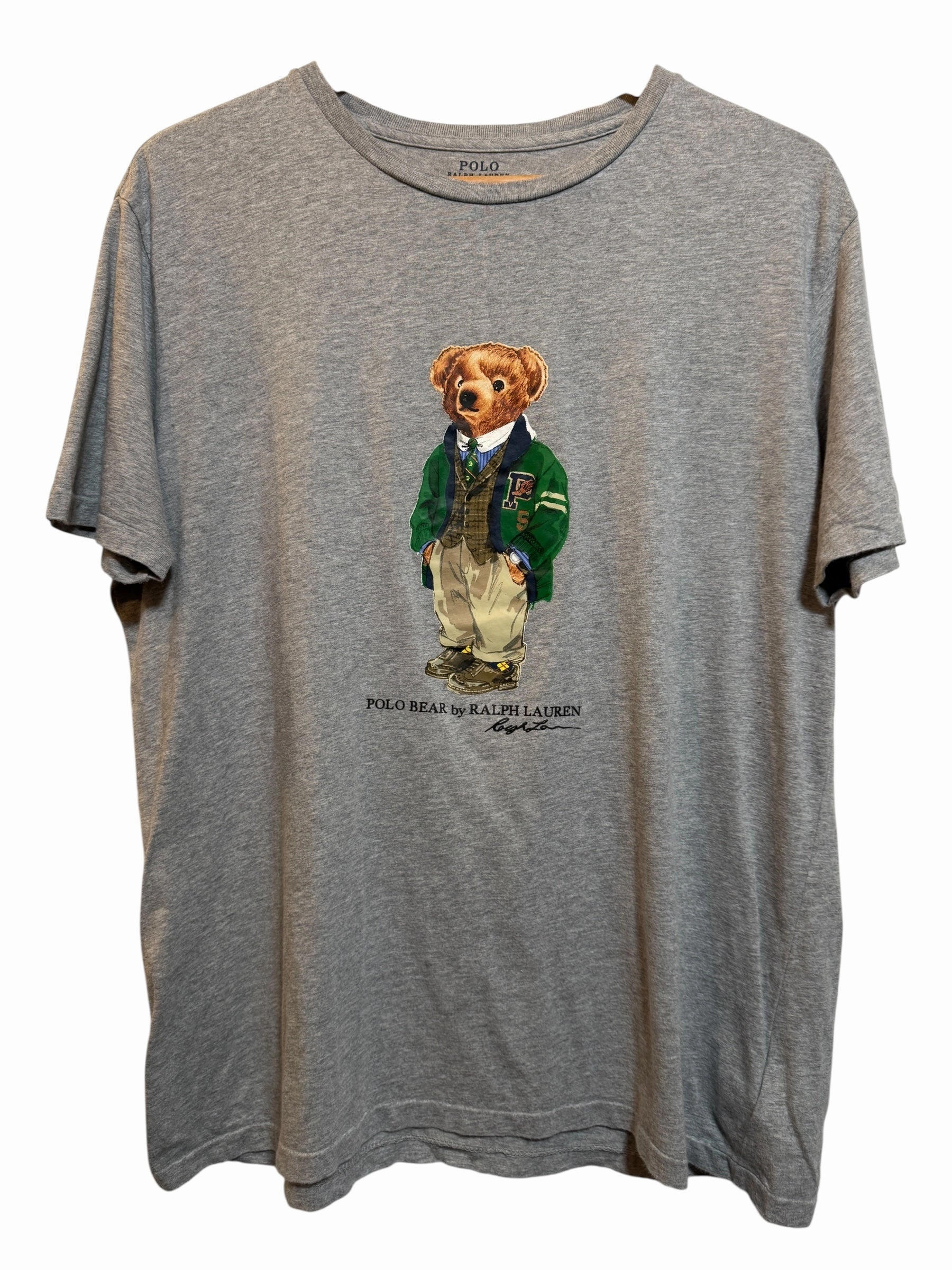 Casual Essential Polo Ralph Lauren Grey Mens T Shirt (Size L)