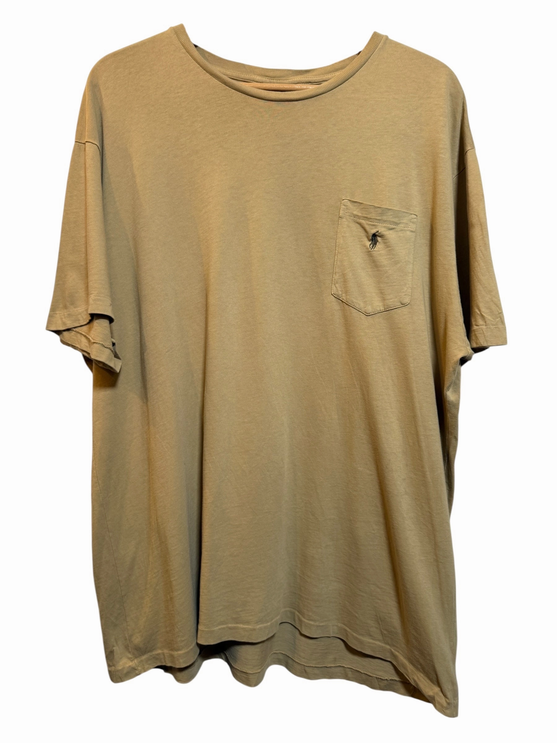 Polo Ralph Lauren Mens Tan T Shirt (Size XL) Relaxed Wear