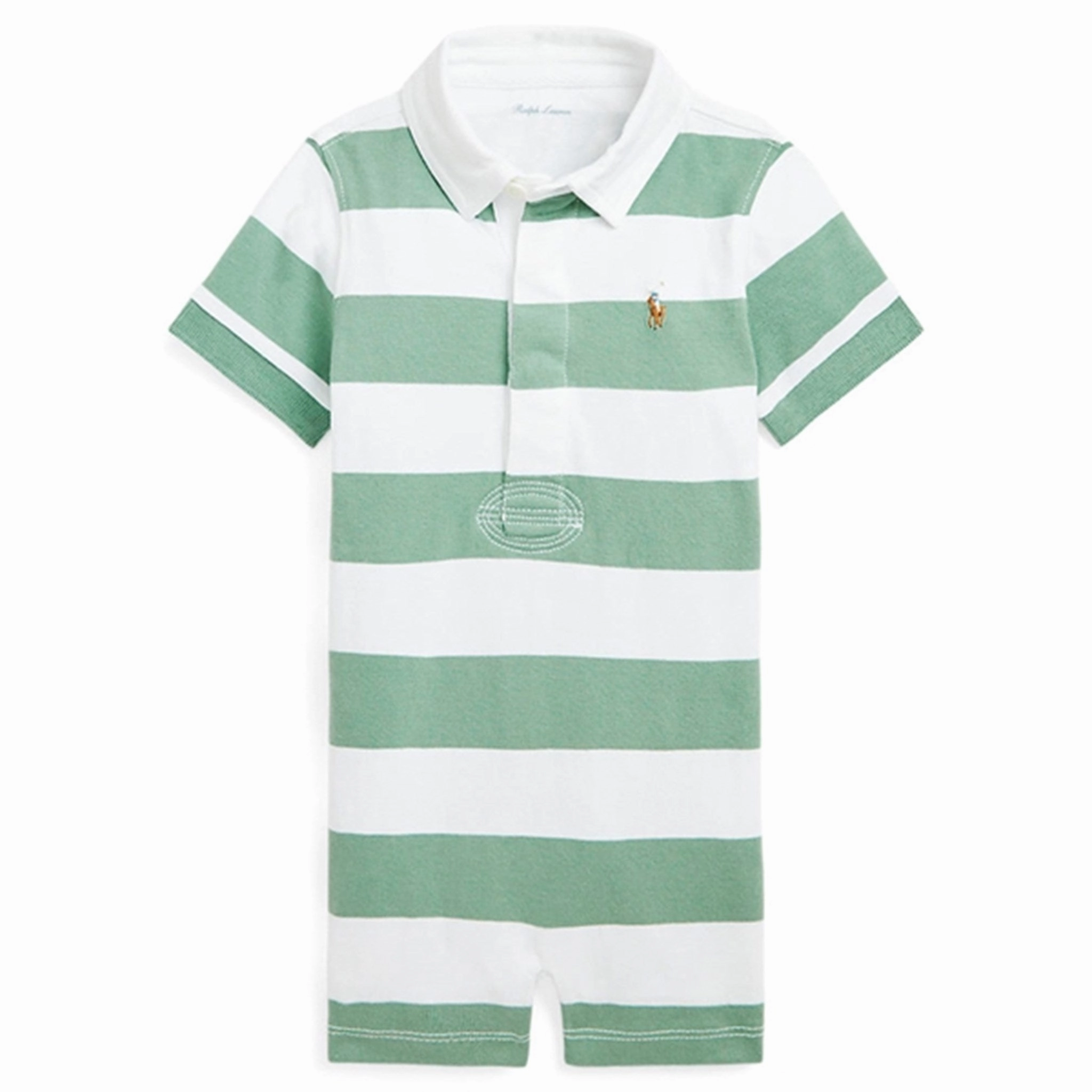 Dynamic New Casual Retro Polo Ralph Lauren Rugby Bodysuit Multi