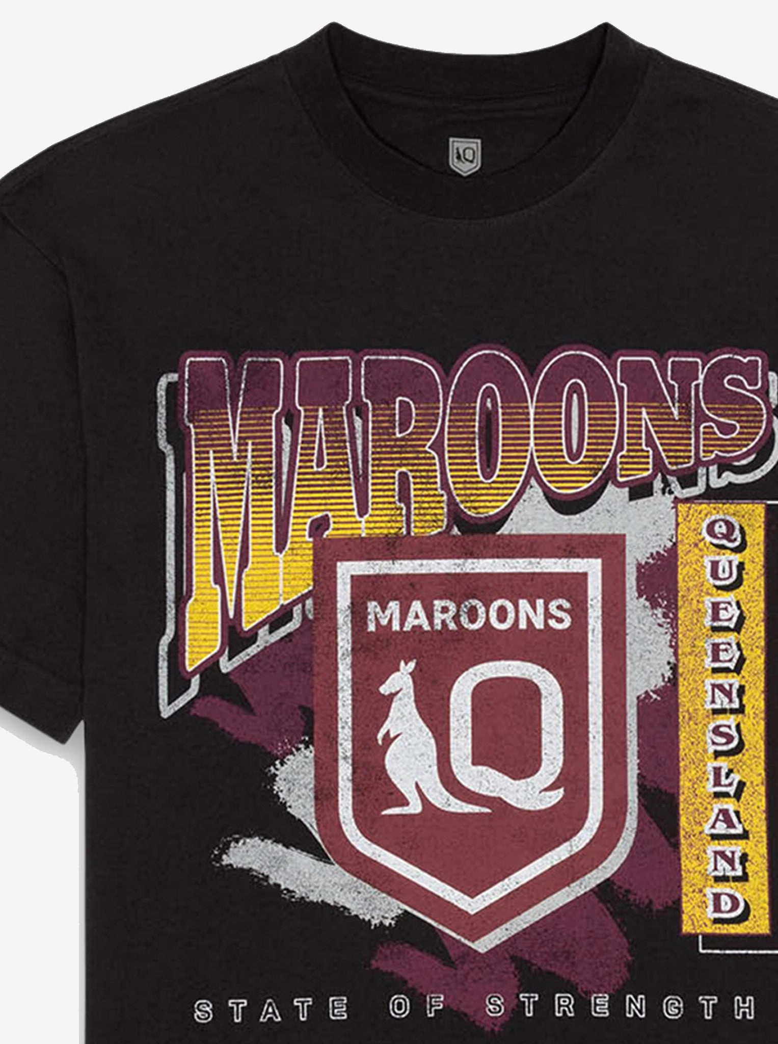 Queensland Maroons Brush Off Tee Chilly Comfort