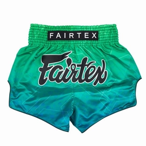 Fairtex Quantum Muay Thai Shorts BS1953 Green Snag Free Fabric