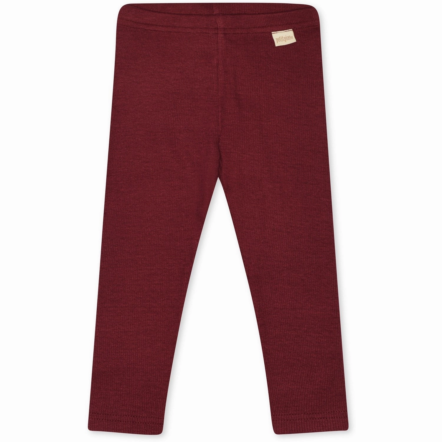 Petit Piao Dark Cherry Leggings Modal Thumb Hole Sleeve