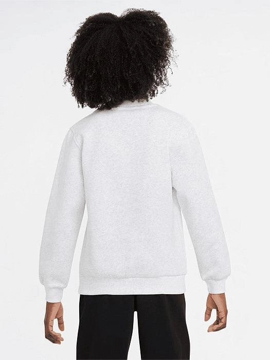 Sportswear Club Fleece Sweatshirt Youth Generous Hood Space Recycled fabric