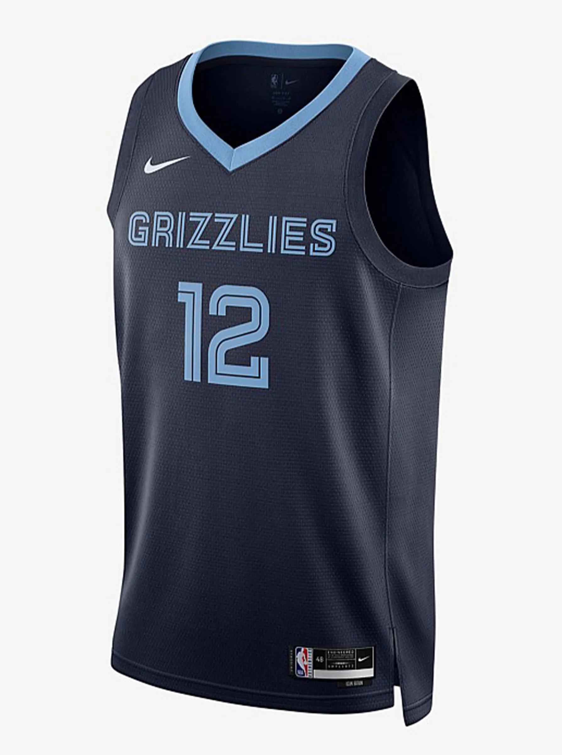 Icon Swingman Jersey Memphis Grizzlies Youth Friction Reducing Inner Layer