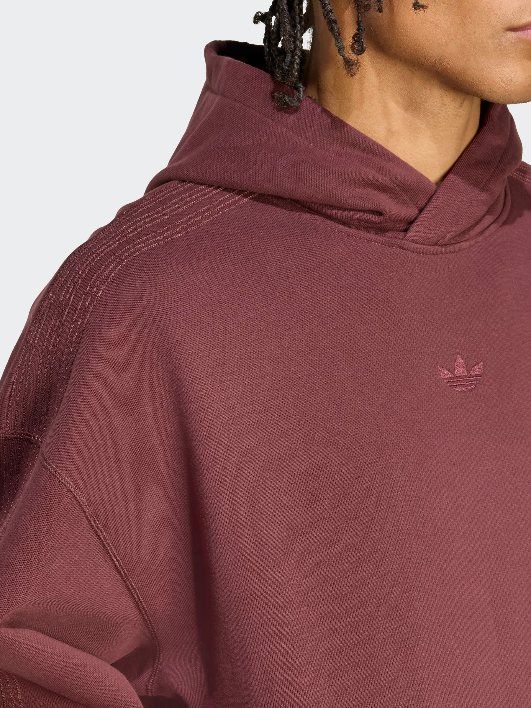 Half Moon Collar Premium Essentials Hoodie