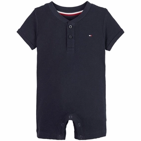 Tommy Hilfiger Baby Waffle Onesie Desert Sky Picnic Work