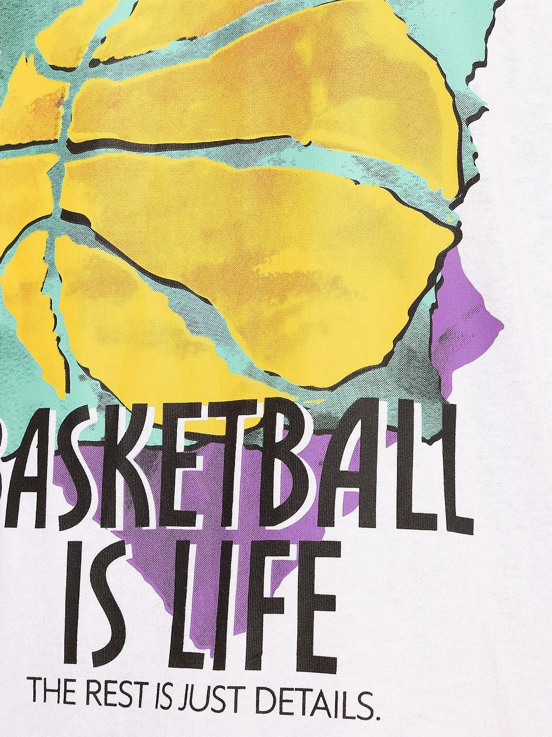 Basketball Is Life Tee Eco Friendly Dyes Moisture Wicking Technology