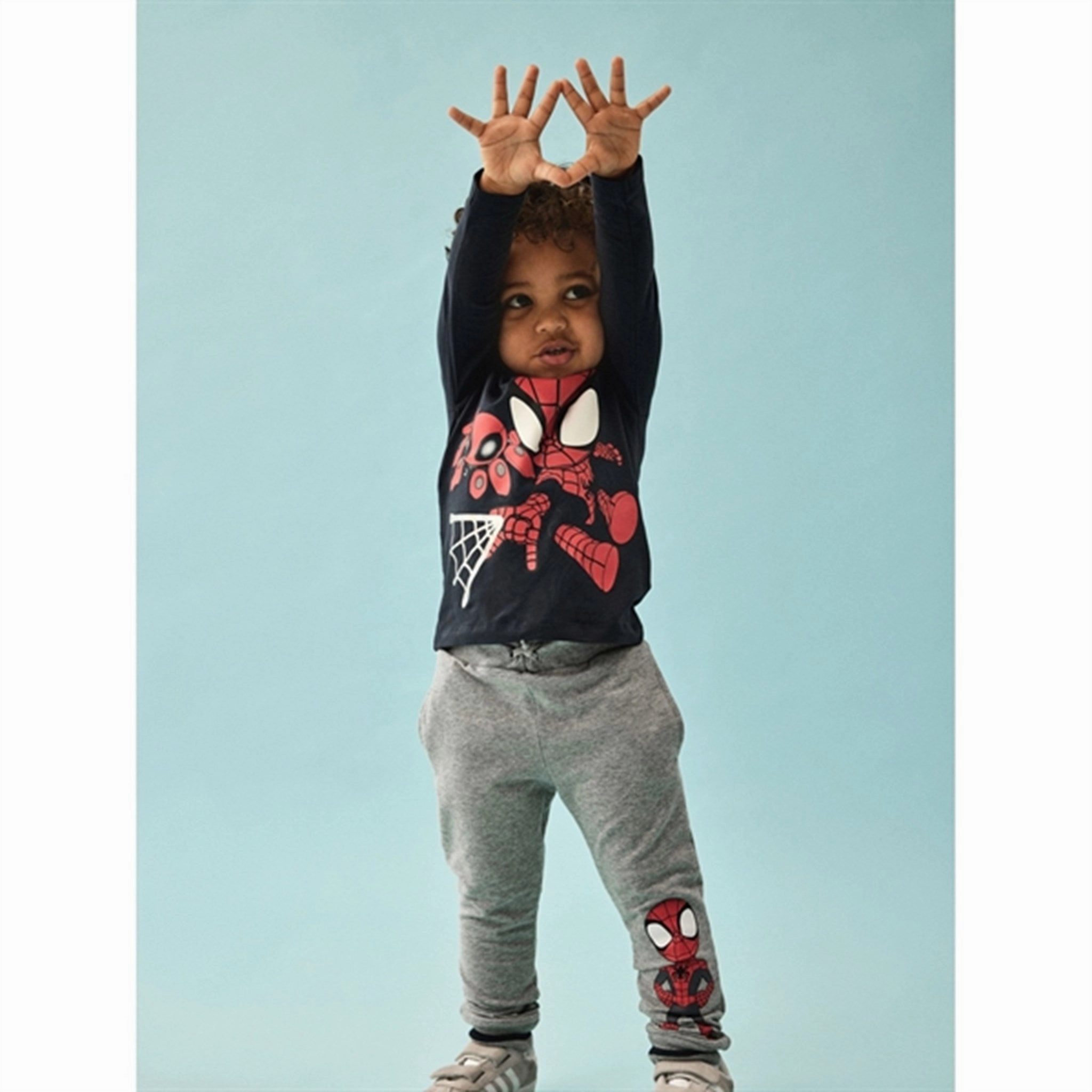 Practical Wear Name it Grey Melange Detlef Spidey Sweatpants