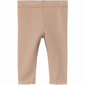 Lil'Atelier Roebuck Nbfnoel Nab Wool Slim Leggings Lil Gusseted Crotch Weekend Trip Minimalist Style