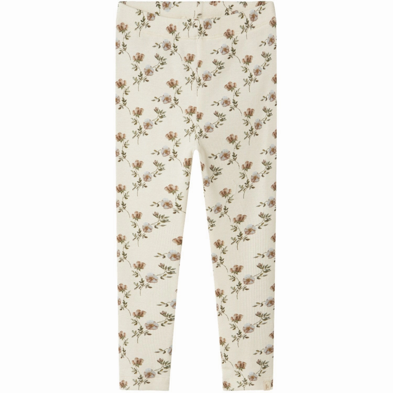 Lil'Atelier Turtledove Flower Gavo Slim Leggings Smooth Style