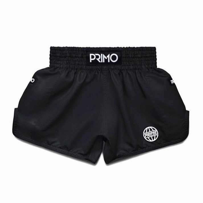 Travel Essential Flexible Fabric Primo Alta Series Muay Thai Shorts Kickboxing Black Blue Green Cream Pink Purple